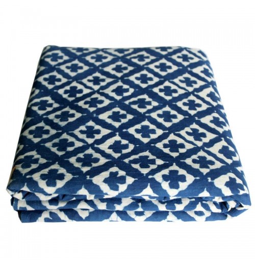 Luxury Collection HandBlock Cotton Floral Printed Indigo Dabu Fabric cotton Fabric for Women Clothing Luxury Collection HandBlock Cotton Floral Printed Indigo Dabu Fabric cotton Fabric for Women Clothing